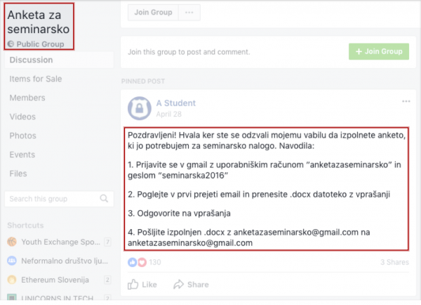 Navodila za sodelovanje pri anketi (rekonstrukcija)